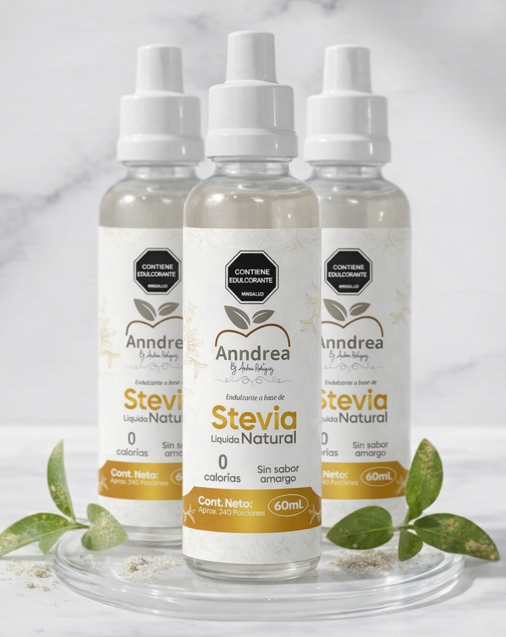 Combo x 3 stevias 60 ml